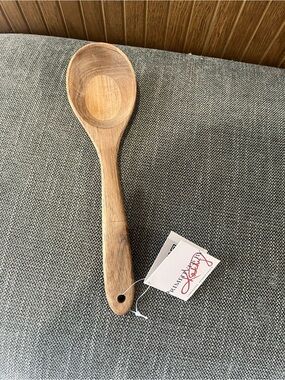 Wooden Serving Spoon - Natural Brown